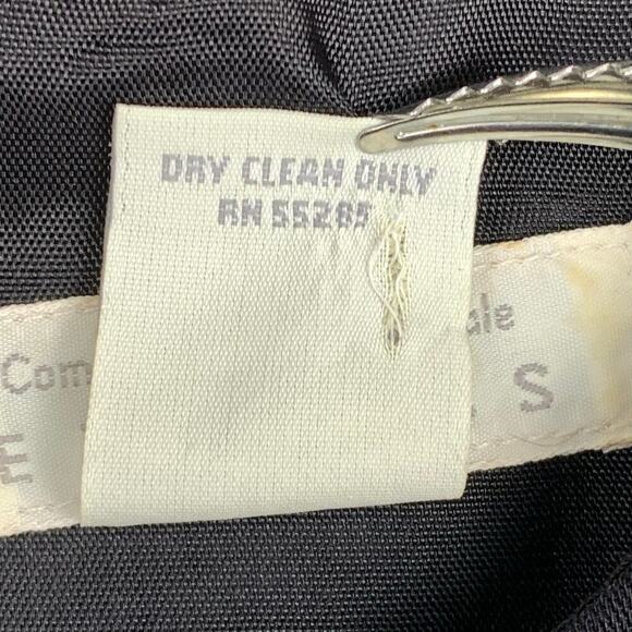 Express Vintage 90s Black Sleeveless Shift Dress Size 11/12 - Picture 4 of 5